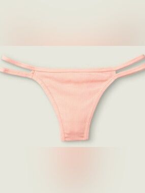 VS PINK COTTON THONG